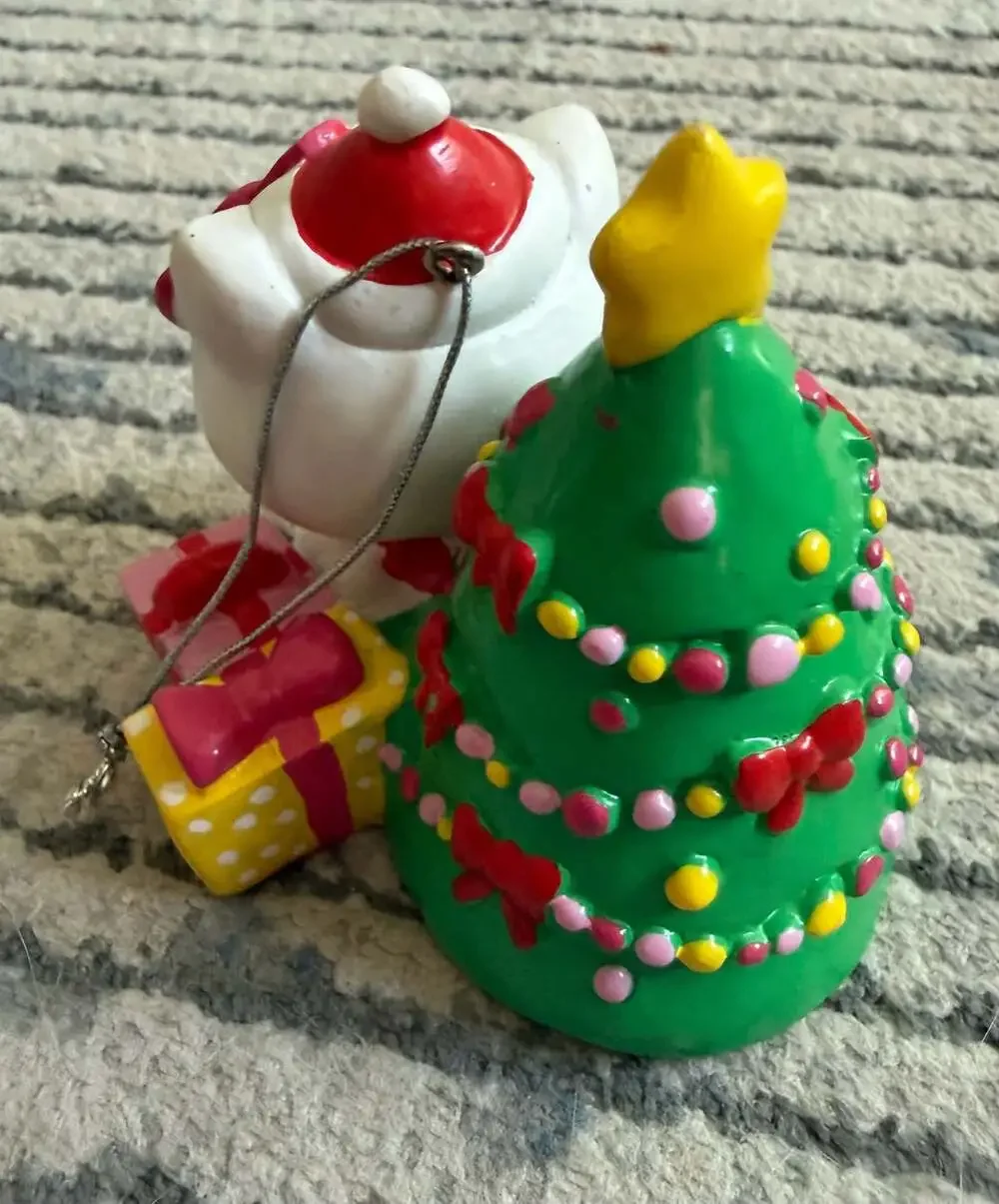 Hello Kitty Holiday Christmas Tree Ornament with Gifts